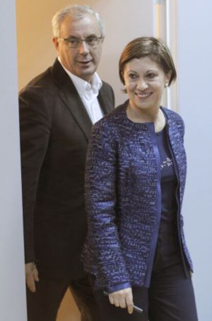 Pachi Vázquez y Elena Espinosa, en una imagen de 2010.