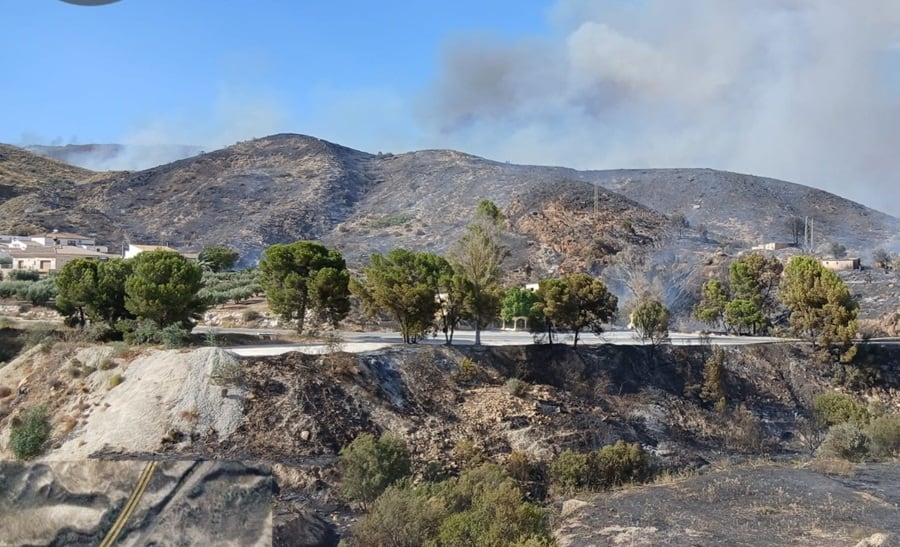 Mueren al menos 12 personas en el incendio de Los Gallardos, en Almería, el más mortífero registrado en Andalucía