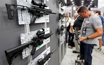 Reunião anual da Associação Nacional do Rifle, em maio deste ano.