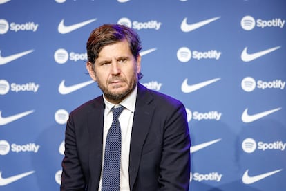 Mateu Alemany, durante un acto del FC Barcelona.