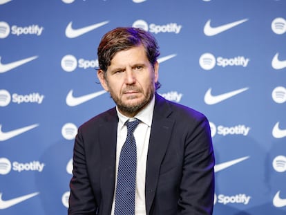 Mateu Alemany, durante un acto del FC Barcelona.