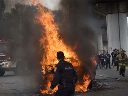 Bloqueos y disturbios en el sureste de la capital, tras la muerte del capo del cártel de Tláhuac, uno de los más importantes de la capital