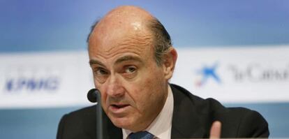 El ministro de Economía y Competitividad, Luis de Guindos.