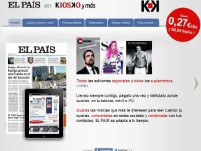 Consulte EL PAÍS durante la Semana Santa a través de Kiosko y Más