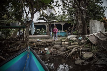 laguna en la comunidad de Mano Perdida