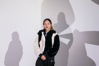 La artista estadounidense Christine Sun Kim, el 9 de noviembre en La Casa Encendida.