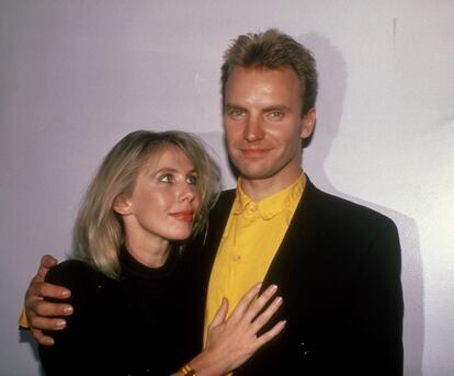 Sting and Trudie Styler