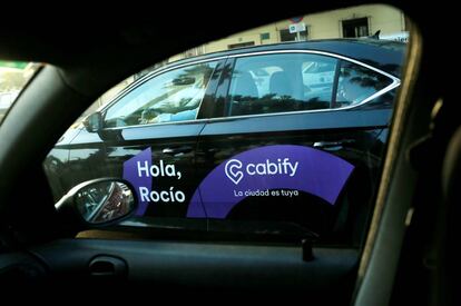 Coche de la compañía Cabify