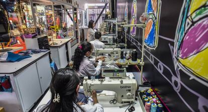 Tienda y taller de la firma Totto en Bogotá.