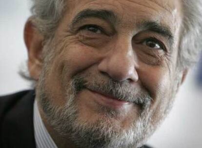 Plácido Domingo en Valencia el pasado 9 de Febrero.