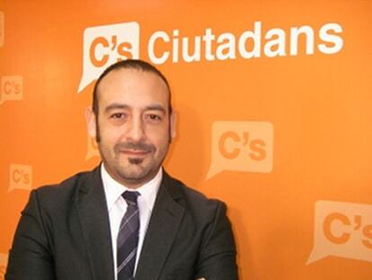 Jordi Ca&ntilde;as, diputado de Ciutadans.