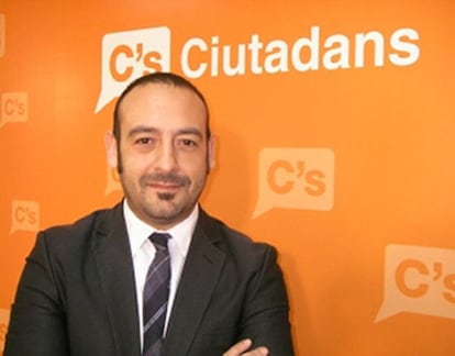Jordi Ca&ntilde;as, diputado de Ciutadans.