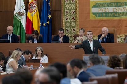 Montero, to Moreno: "This investiture is a fraud. Stop hiding behind the Government of Pedro Sánchez" | Spain