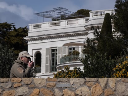 La mansión del oligarca Roman Abramóvich en Antibes, en la Costa Azul francesa.