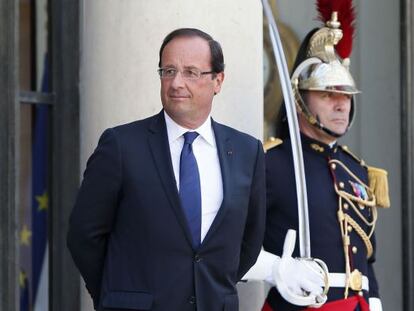 El presidente francés François Hollande, en París.