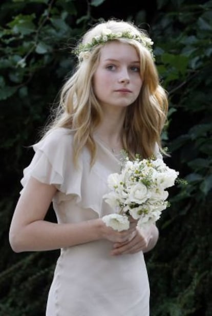 Lottie Moss, en la boda de Kate.