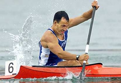 Jovino González, durante los Juegos Olímpicos de Sidney 2000.