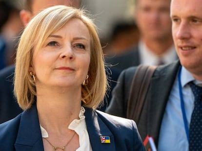 La primera ministra británica Liz Truss