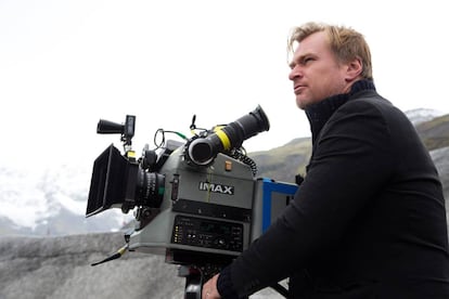 Christopher Nolan rodando 'Interstellar' en 2014.