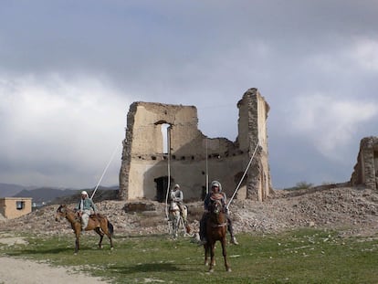 Fotograma del video de Lida Abdul, 'War Games (what I saw)' [Juegos de guerra (lo que ví)], de 2006, que se puede ver en Es Baluard de Palma.