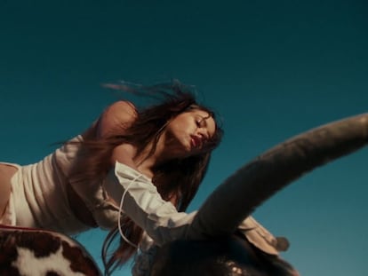 Un fotograma de 'Hentai', el nuevo videoclip de Rosalía.