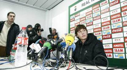 Sergio Canales, durante una rueda de prensa ofrecida esta semana.