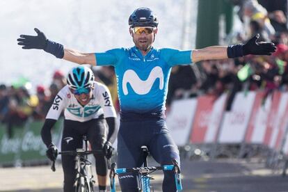 Alejandro Valverde, el ganador de La Volta 2018.