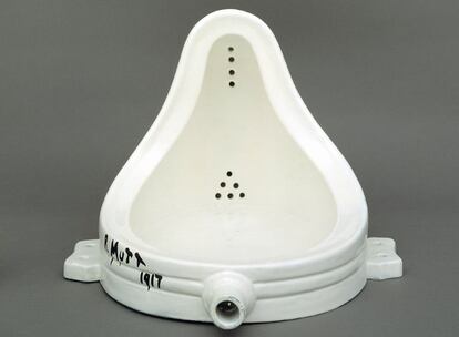 'Fuente' de Marcel Duchamp (1917) es una de las obras más representativas del arte moderno. El artista francés la firmó con el seudónimo de R. Mutt.