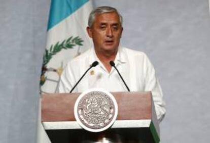 El presidente de Guatemala, Otto Pérez Molina. EFE/Archivo