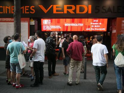 Els cinemes Verdi, aquest estiu, durant el BCN Film Fest.