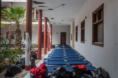 Monasterio en El Hierro que ha albergado a los migrantes recién llegados en las últimas horas.