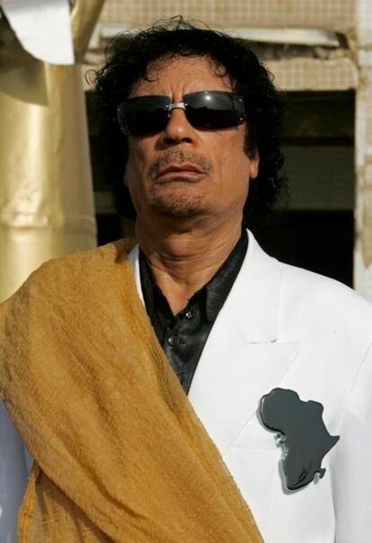 Muamar el Gadafi, en una foto de archivo.