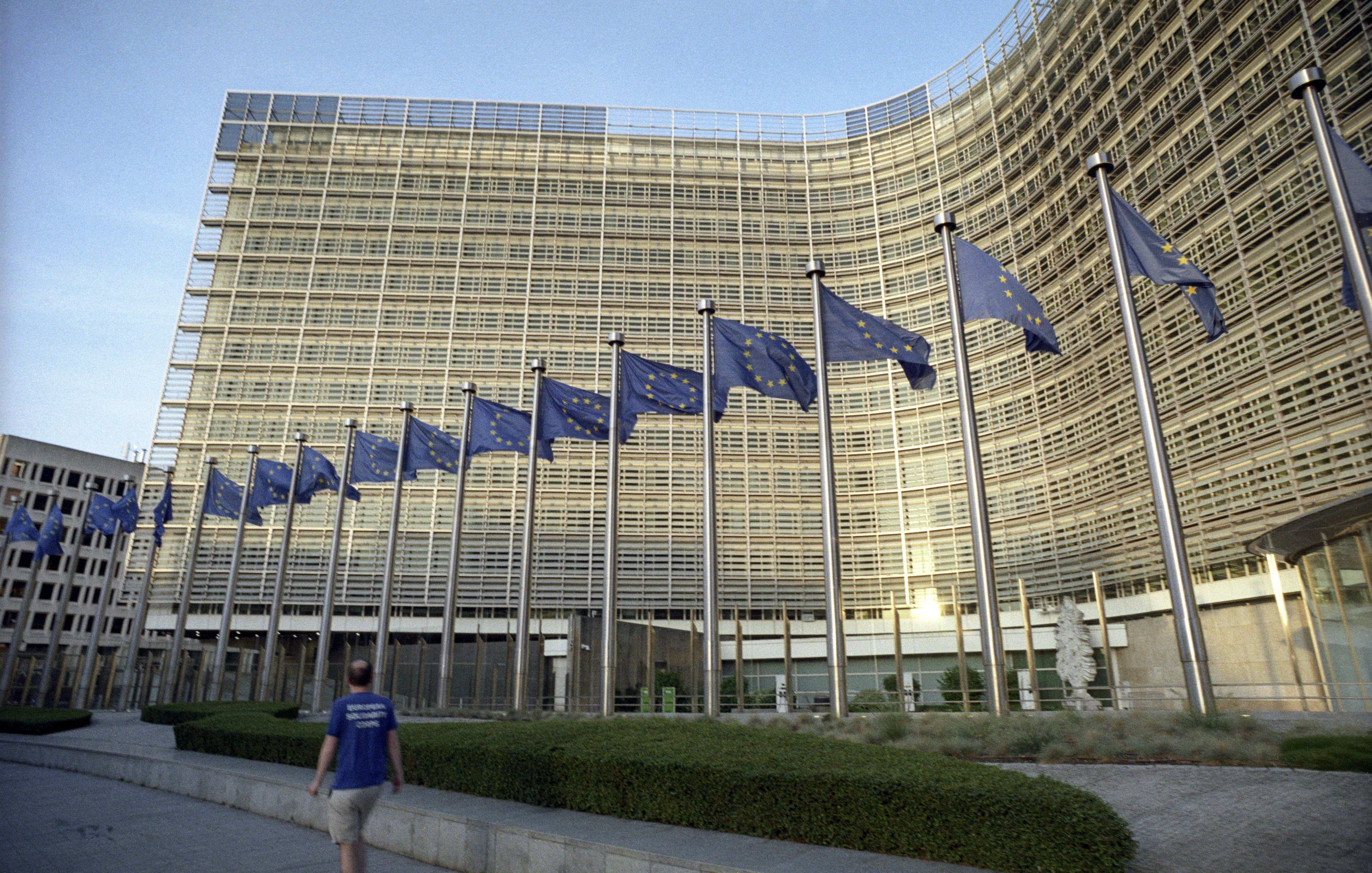 Edificio Berlaymont, sede en Bruselas (Bélgica) de la Comisión Europea. 
