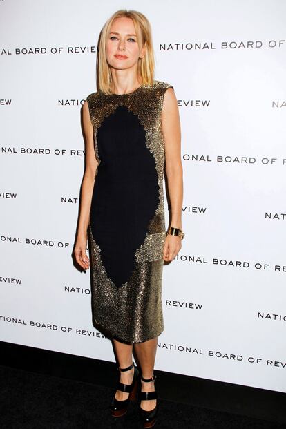 El vestido de Naomi Watts, una de las mejor vestidas de la noche, era de Stella McCartney.