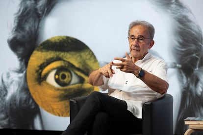 L'escriptor Andreu Claret dijous passat al club de lectura.