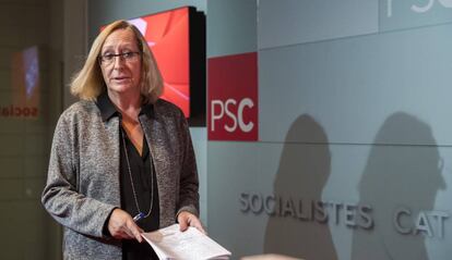 La secretaria d'organització del PSC, Assumpta Escarp.