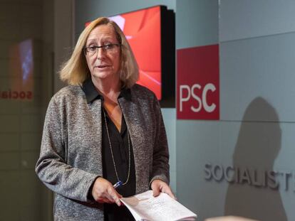  La secretaria d&#039;organitzaci&oacute; del PSC, Assumpta Escarp.