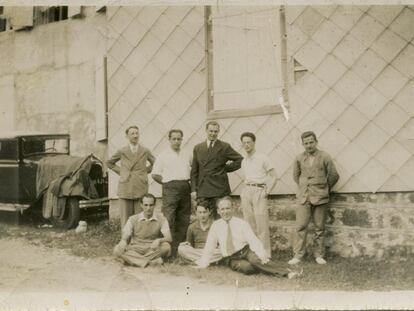Members of the group at the inaugural Bourbaki Congress in 1935.