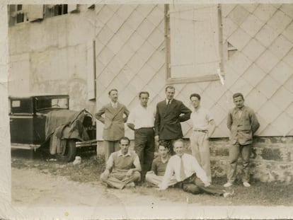 Foto tomada en el congreso fundacional de Bourbaki en 1935.
