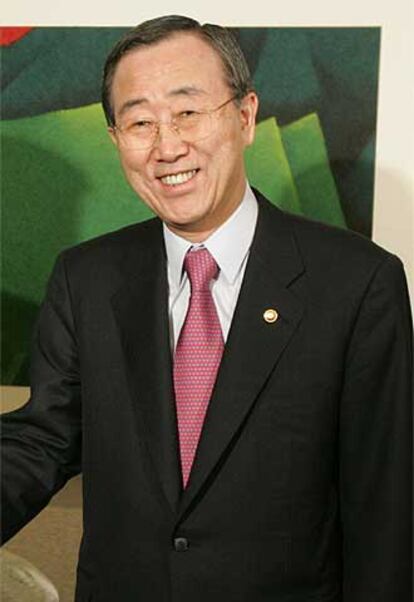 Ban Ki-moon, en Seúl en febrero pasado.