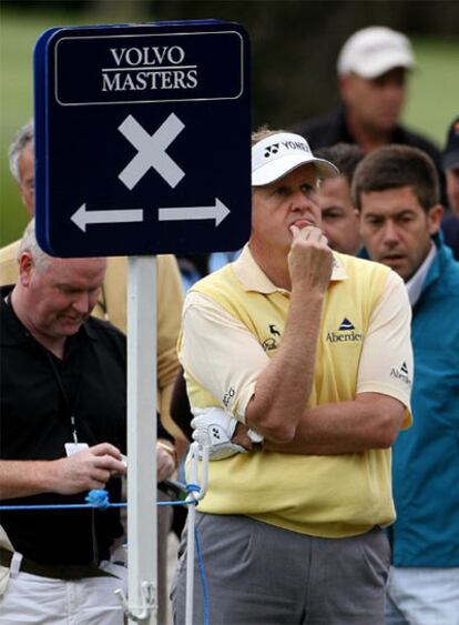 Colin Montgomerie, durante el Volvo Masters de 2007.