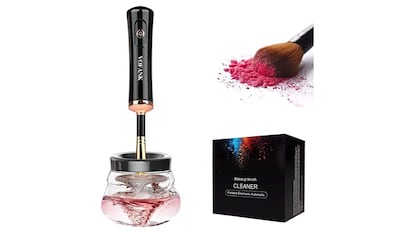 cómo limpiar las brochas de maquillaje, limpia brochas, limpiador brochas, limpiar brochas maquillaje, brochas maquillaje, limpiador de brochas de maquillaje
