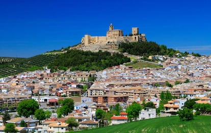 Alcalá la Real, en Jaén, con la fortaleza de La Mota.