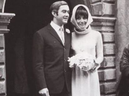 La pareja, cuando estaba casada.