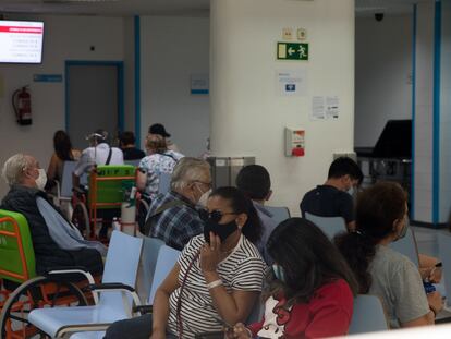 Sala de espera de Urgencias del Hospital de la Princesa, en Madrid, el pasado 22 de junio.