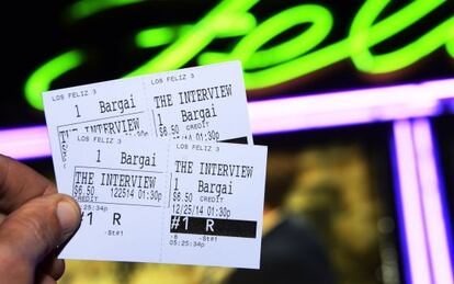 Entradas para el estreno en cines de California de "La entrevista"