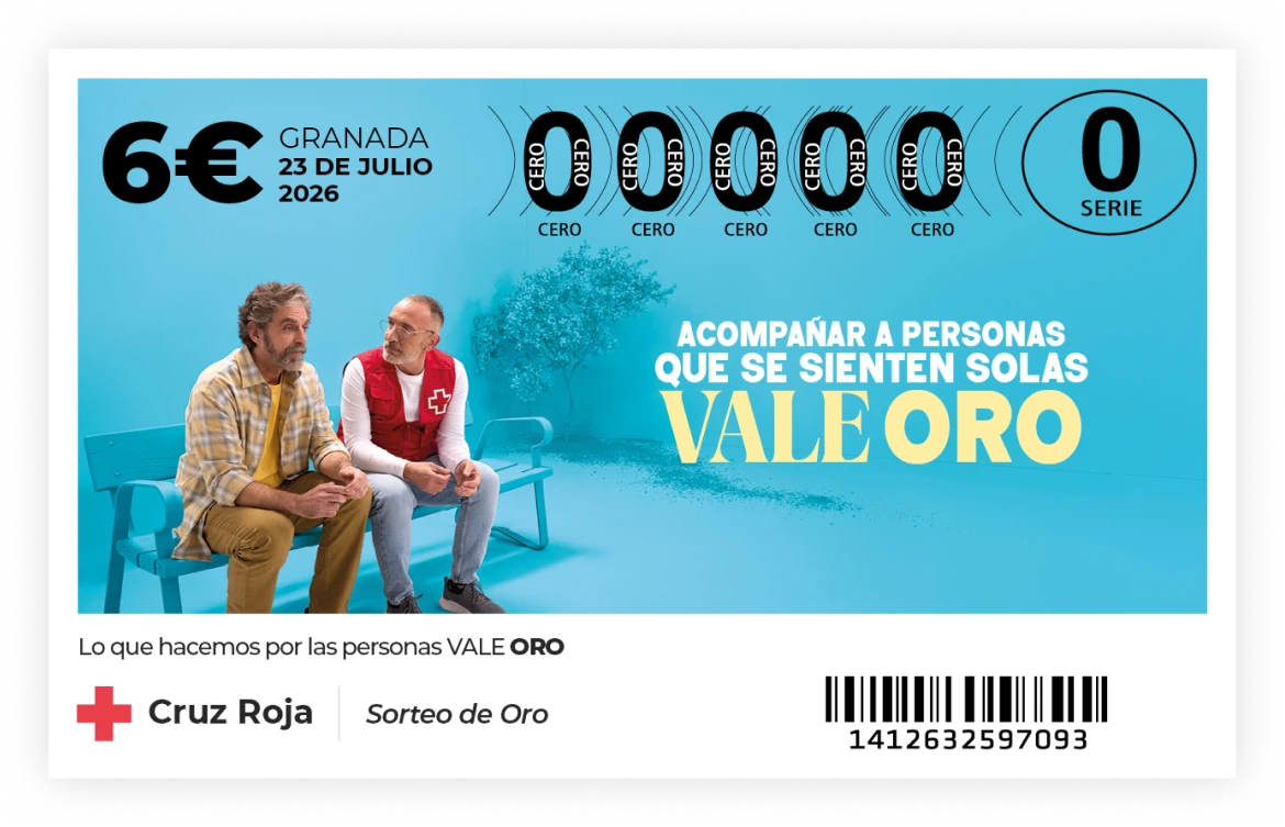 Este jueves 23 de julio se celebra el Sorteo de Oro de la Cruz Roja