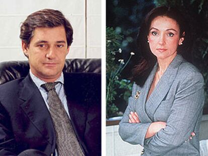 José Manuel Entrecanales, presidente de Acciona, y Esther Koplowitz, principal accionista de FCC.