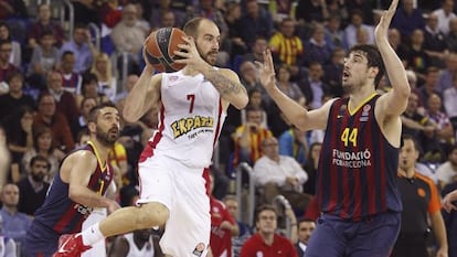 Spanoulis, ante Tomic.