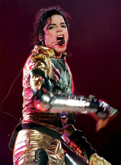 Michael Jackson, durante una actuación en Auckland (Nueva Zelanda) en noviembre de 1996.